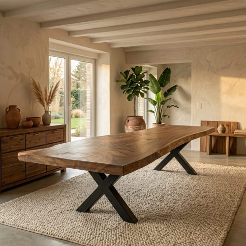Suar Boomstam Bladen: Massief Hout, van Mokana Furniture, sfeerimpressie